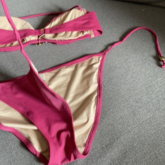 Victoria Secret Mauve Bikini with Gold Flower - Picture 9 of 11